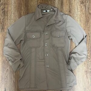 True VTG 70s‎ Distinctive Sportswear Western Shirt Jacket Mens S Outdoor Retro